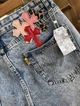 Джинси CHROME HEARTS x Gallery Dept Blue Denim Cross Patch 36 - изображение 7