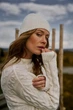 Шапка жіноча MOODO 4813 ONE SIZE молочна - изображение 1