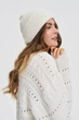 Шапка жіноча MOODO 4806 ONE SIZE молочна - зображення 2