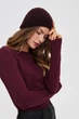 Шапка жіноча MOODO 4813 ONE SIZE бордо - изображение 3
