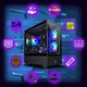 Ігровий комп'ютер "MiXzo Volt" | GeForce GTX1660 Super 6GB | AMD Ryzen 5 5500 |SSD M.2 | Wi-Fi | WIN11| Монітор LED IPS 24" |Ігровий набір| Навушники - изображение 9