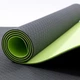 Коврик для йоги и фитнеса TPE (йога мат, каремат спортивный) OSPORT Yoga ECO Pro 6мм (FI-0076) Черно-салатовый - изображение 4