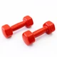 Набір для фітнесу 2в1 килимок для фітнесу та спорту (каремат) + гантелі 2шт по 3 кг OSPORT Set 18 (n-0049) Червоний - зображення 5