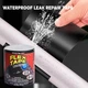 Надміцна стрічка скотч FLEX TAPE водонепроникна 10 см чорна - зображення 7