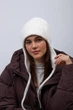 Вушанка FAMO BY-2023 Білий One size (BY-2023) - изображение 1