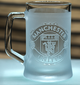 Пивний келих 670 мл ФК Манчестер Юнайтед FC Manchester United з гравіюванням подарунок для фаната ФК футбольний кухоль - зображення 1