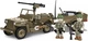 Конструктор Cobi Historical Collection World War II Willys Mb and Trailer 1:35 200 елементів COBI-3132 (5902251031329) - зображення 2