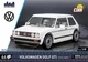 Klocki konstrukcyjne Cobi Action Town Volkswagen Golf GTI 1976-1983 1:35 64 elementy COBI-24614 (5902251246143) - obraz 1