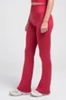 Жіночі безшовні легінси з кльошем від коліна Giulia LEGGINGS FLARED L/XL Bordo-winterberry, легінси з мікрофібри - зображення 3