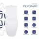 Унитаз напольный Qtap Jay Ultra Quiet с сиденьем Soft-close 640x360x835 мм QT07222175TW White - изображение 4