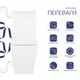 Унитаз-компакт Qtap Crow безободковый с седалием Soft-close QT05222170W - изображение 4