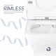 Унитаз напольный Qtap Aries Rimless безободковый с сиденьем Soft-close WHITE QT03228302W - изображение 5