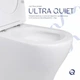 Унитаз напольный Qtap Virgo Ultra Quiet безободковый с сиденьем Soft-close WHITE QT18226092AW - изображение 5
