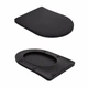 Унитаз напольный Qtap Robin Ultra Quiet безободковый с сиденьем Soft-close MATT BLACK QT13226083AMB - изображение 8