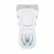 Унитаз-компакт Qtap Presto Quadro безободковый с сиденьем Soft-close QT24221215AW - изображение 6