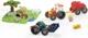 Klocki konstrukcyjne Marioinex Waffle mini Farmer Traktory i wypasiona łąka 110 elementów 907535 (5903033907535) - obraz 3