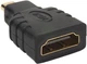 Adapter PowerPlant HDMI - micro-HDMI F/M Black (9990000810055) - obraz 2