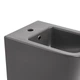 Комплект Qtap Tern Anthracite 3 в 1: подвесной унитаз Ultra Quiet + биде подвесное + раковина накладная QTROBAN49157 - изображение 7