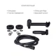 Комплект 2 в 1: напольный унитаз Qtap Scorpio Matt Black QT14226088AMB + набор гигиенического душа Lidz Aria Black - изображение 7