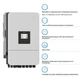Гібридний інвертор Deye SUN-14K-SG05LP3-EU-SM2 14KW 48V 2 MPPT Wi-Fi 220/380V Трифазний - зображення 4