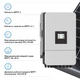 Гибридный инвертор Deye SUN-16K-SG05LP3-EU-SM2 16KW 48V 2 MPPT Wi-Fi 220/380V Трехфазный - изображение 2