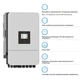 Гибридный инвертор Deye SUN-16K-SG05LP3-EU-SM2 16KW 48V 2 MPPT Wi-Fi 220/380V Трехфазный - изображение 3