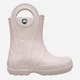 Детские резиновые сапоги для девочки Crocs Handle It Rain Boot Kids 12803-6UR 25-26 (C9) Светло-розовые (196265537136) - изображение 1