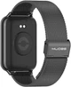 Металлический нержавеющий ремешок Mijobs для Xiaomi Redmi Watch 4 черный миланское плетение 220 мм - изображение 3