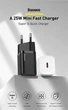 Мережевий зарядний пристрій Baseus Super Si Quick Charger 1C 25W EU чорний (CCSP020101) - зображення 2