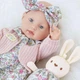 Кукла Reborn 30 см с аксессуарами, кукла-пупс водонепроницаемая виниловая Bebe с одеждой (122365503) - изображение 3