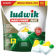 Kapsułki do zmywarki Ludwik Maxx Power Plus All in 1 Lemon 60 szt (5900498040890) - obraz 1