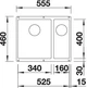 Мойка кухонная Blanco - 525985 SUBLINE 340/160-U - изображение 3