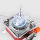 Плита газовая туристическая K-202 портативная мини настольная под баллон для кемпинга и приготовления пищи - изображение 6