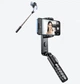 Стабилизатор для смартфона/стедикам RTAKO Q09 Mini Electric Gimbal Stabilizer with AR Detach Black (6975068272314) - изображение 3