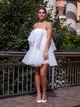 Короткое платье с пышной юбкой FashionYouWant L белый 43247458 - изображение 9