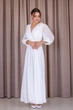 Шифонова біла сукня FashionYouWant XL білий 43247457 - зображення 7