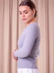 Тонкий кашемировый джемпер FashionYouWant XS/S серый 43458033 - изображение 3