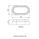 LED Светильник накладной 12W 230V 840lm 6500K 190x100x45mm IP54 [l0810115] E.NEXT e.LED.oval.12.6500.white - изображение 5