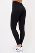 Легінси жіночі спортивні в рубчик з моделювальним швом Giulia LEGGINGS RIB S/M Black, Спортивні лосіни з ефектом, що стягує. - зображення 3