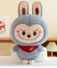 Мягкая игрушка Лабубу Labubu The Monsters серая 28 см - изображение 1