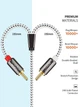 Кабель CableCreation angle RCA to 3.5mm, stereo, 0.9м (CC0828) - зображення 6