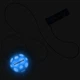 Мяч Waboba 331C04_A LED Bounceback x Returning moon in Blister Синий (840001933102) - изображение 4