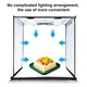 Портативный световой фотобокс лайтбокс для фотостудии PULUZ 60 x 60 x 60 см PU5060EU - изображение 6
