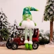 Игрушка гном Lesko N2 Green 20 см новогодняя для праздничного декора с LED подсветкой - изображение 6
