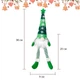 Игрушка гном Lesko N2 Green 20 см новогодняя для праздничного декора с LED подсветкой - изображение 7