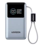 Зовнішній акумулятор (павербанк) UGREEN Nano 55w 10000mAh з кабелем для швидкої зарядки та Smart дисплеєм - зображення 1