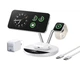 Беспроводное зарядное устройство Anker Prime MagSafe 3-in-1 Qi2 25W Smart Display with TEC Active Cooling для iPhone 17-12 Series White - изображение 1