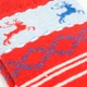 Женские носки зимние хлопковые 36-40 алые с новогодним принтом 95% хлопок 3% полиэстер 2% эластан - изображение 7