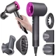 Универсальный фен стайлер для волос Super Hair Dryer 1600 Вт с 5 сменными магнитными насадками с вращением на 360°и турборежимом - изображение 7