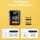 Зарядний пристрій ASOMETECH CH009-H01 35Wmax GAN (PD3.0, QC3.0) порти USB + TypeC Yellow (43679) - зображення 3